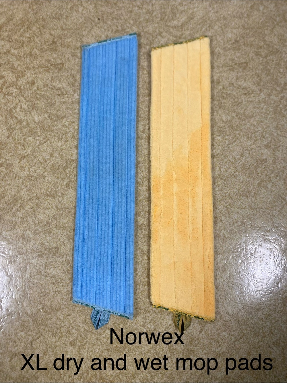 Norwex XL wet & dry mop pad set